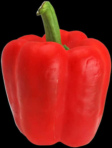 Fresh Red Bell Pepper Isolated