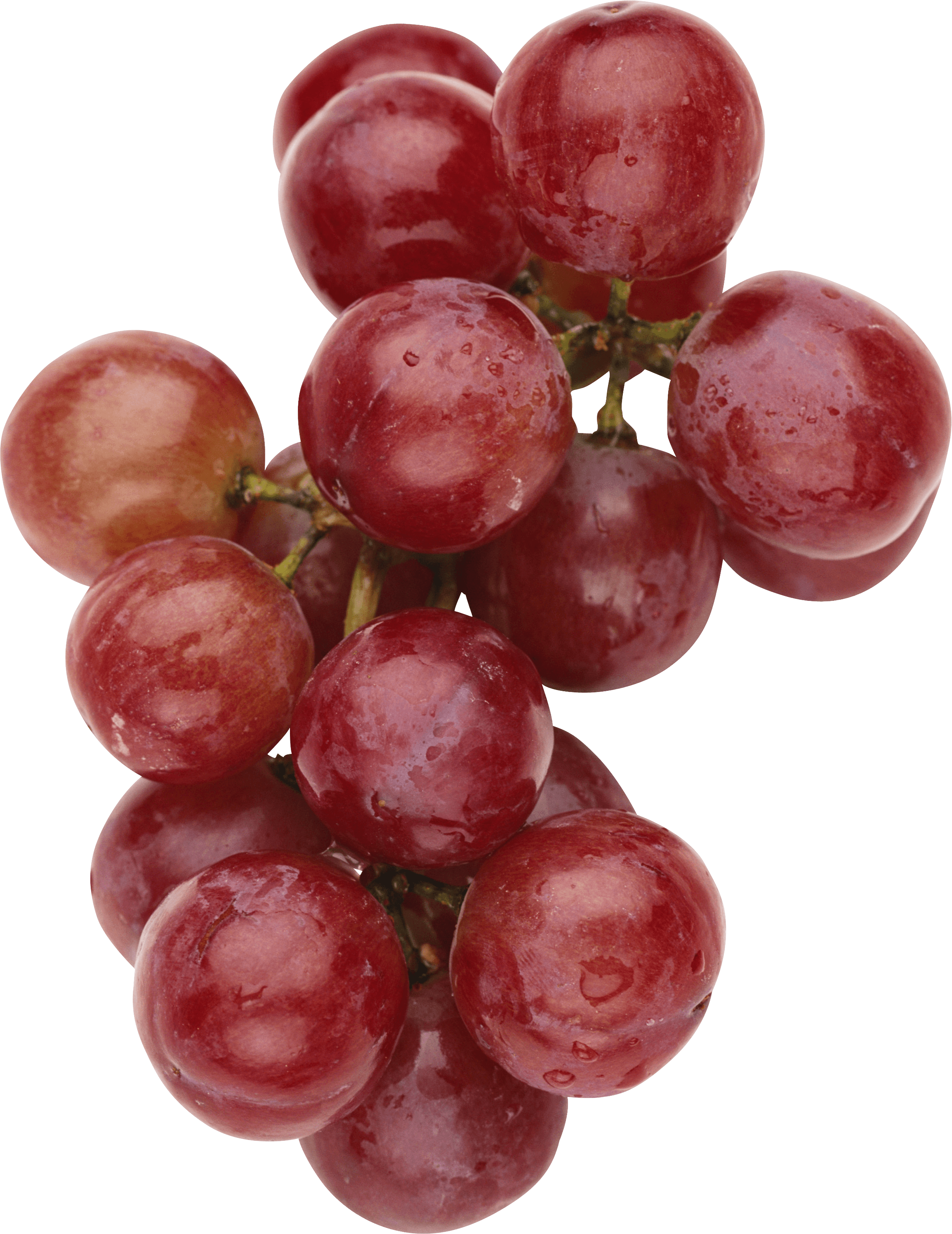 Fresh Red Grapes Cluster.png