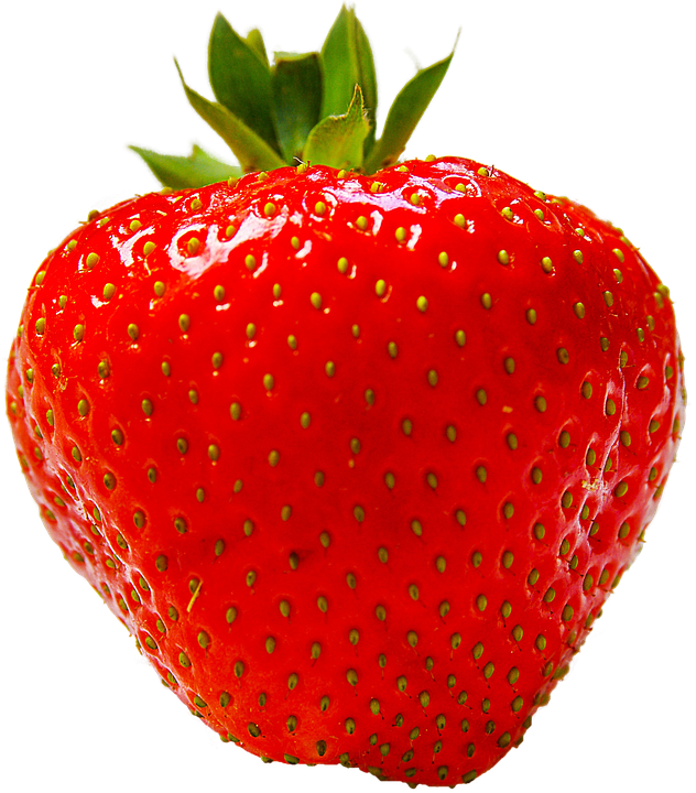 Fresh Red Strawberry Isolated.png