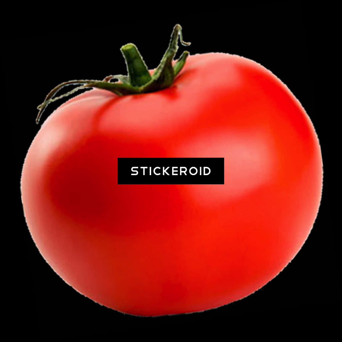 Fresh Red Tomatoon Black Background.jpg