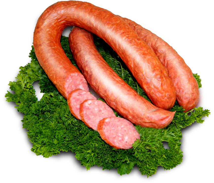 Fresh Smoked Sausageon Parsley