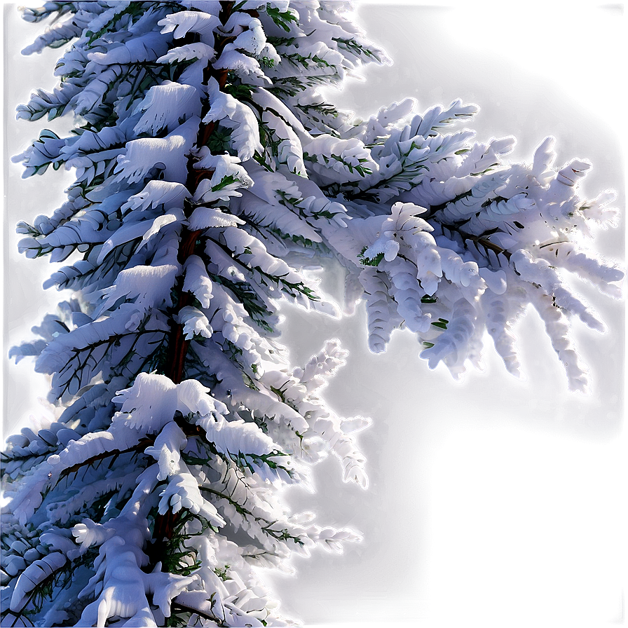 Fresh Snowfall Background Png 7