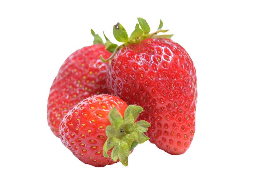 Fresh Strawberries Transparent Background