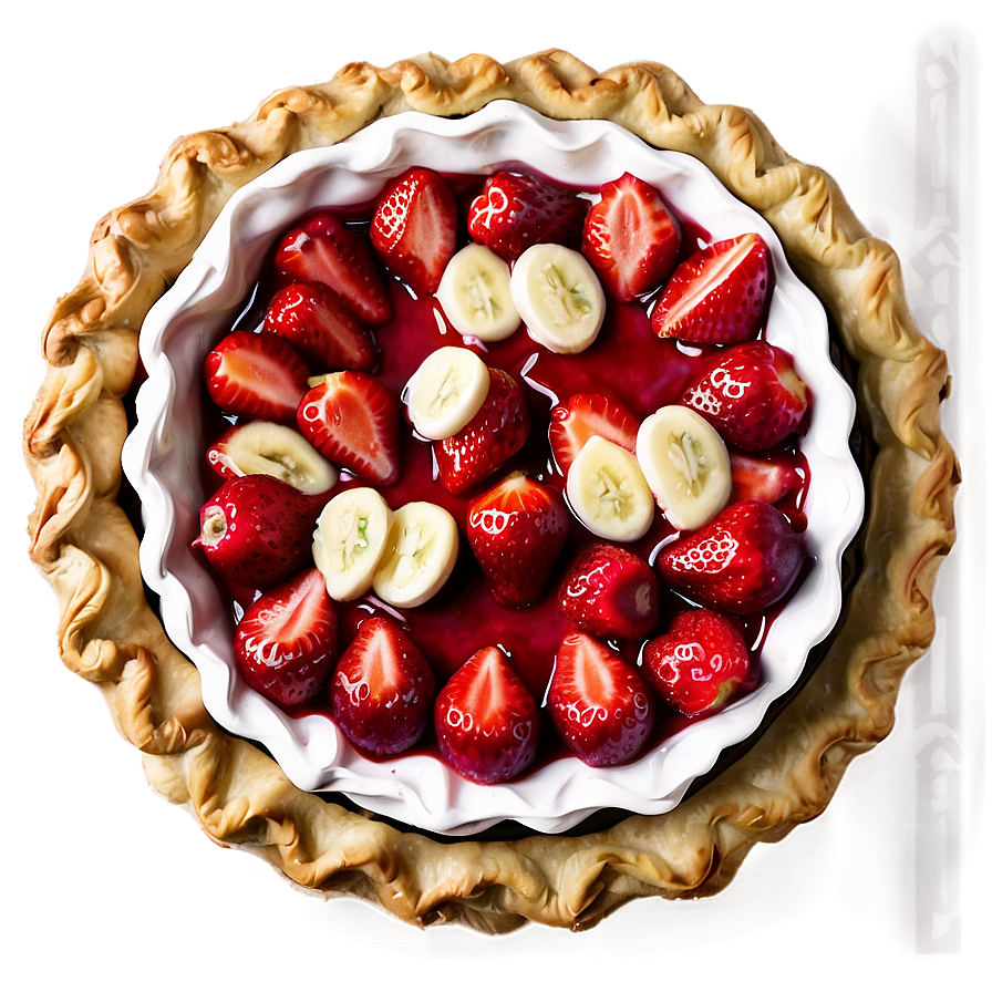 Fresh Strawberry Pie Png 77