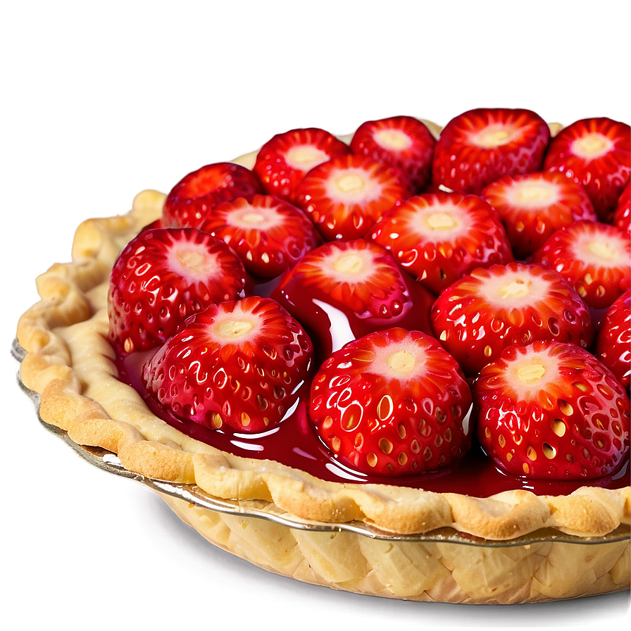 Fresh Strawberry Pie Png Ppu67