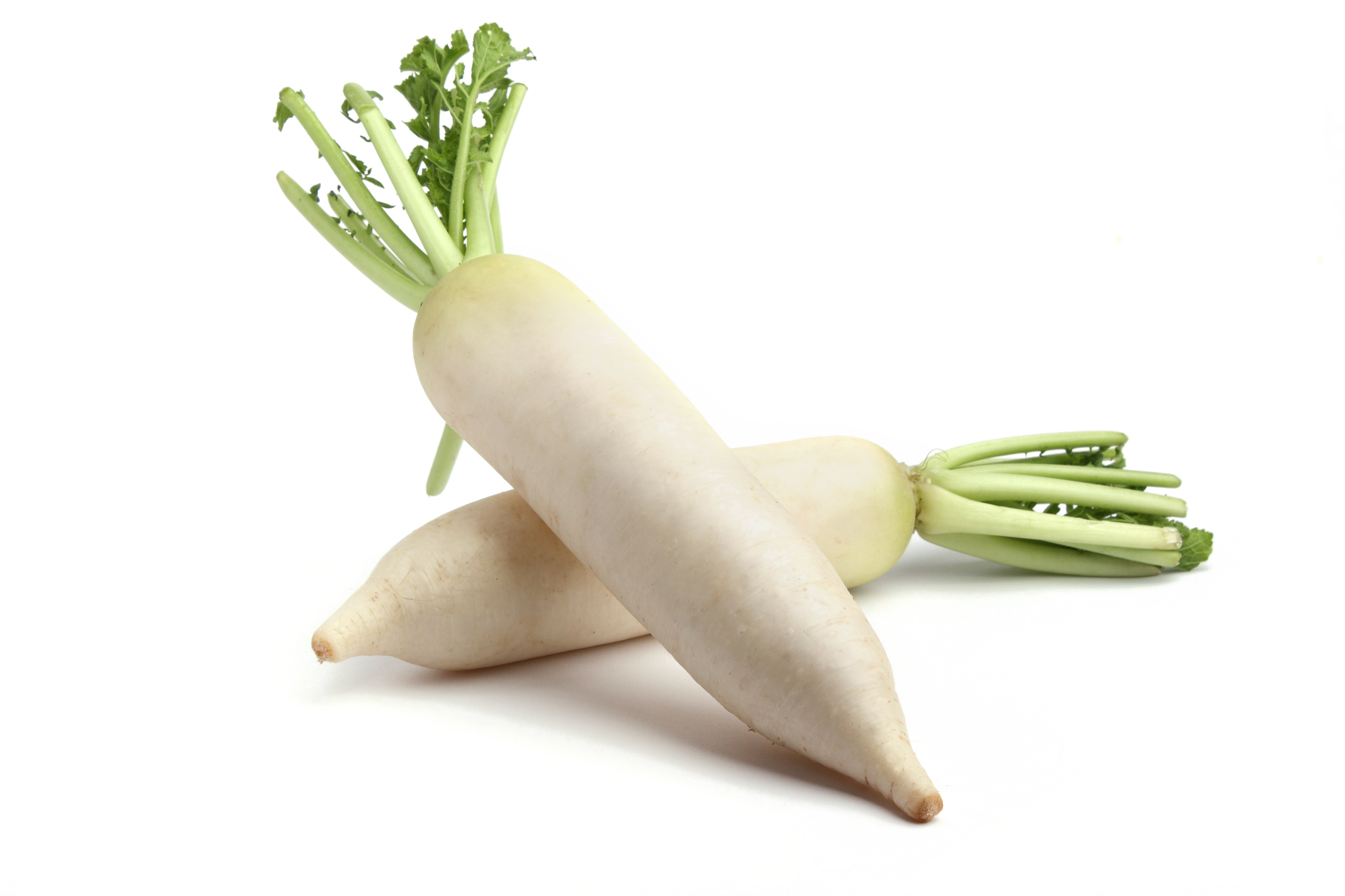 Fresh Turnips Crossed Isolated