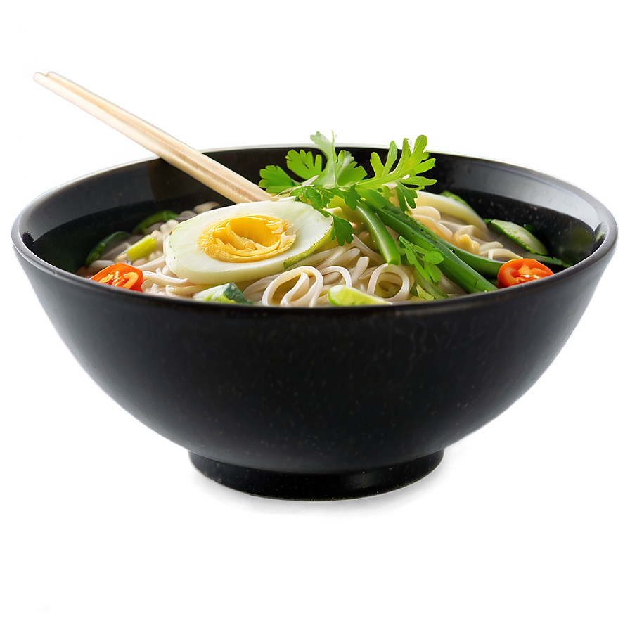 Fresh Vegetable Ramen Bowl Png Geo86