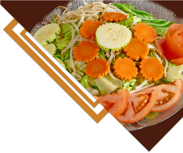 Fresh Vegetable Salad Plate