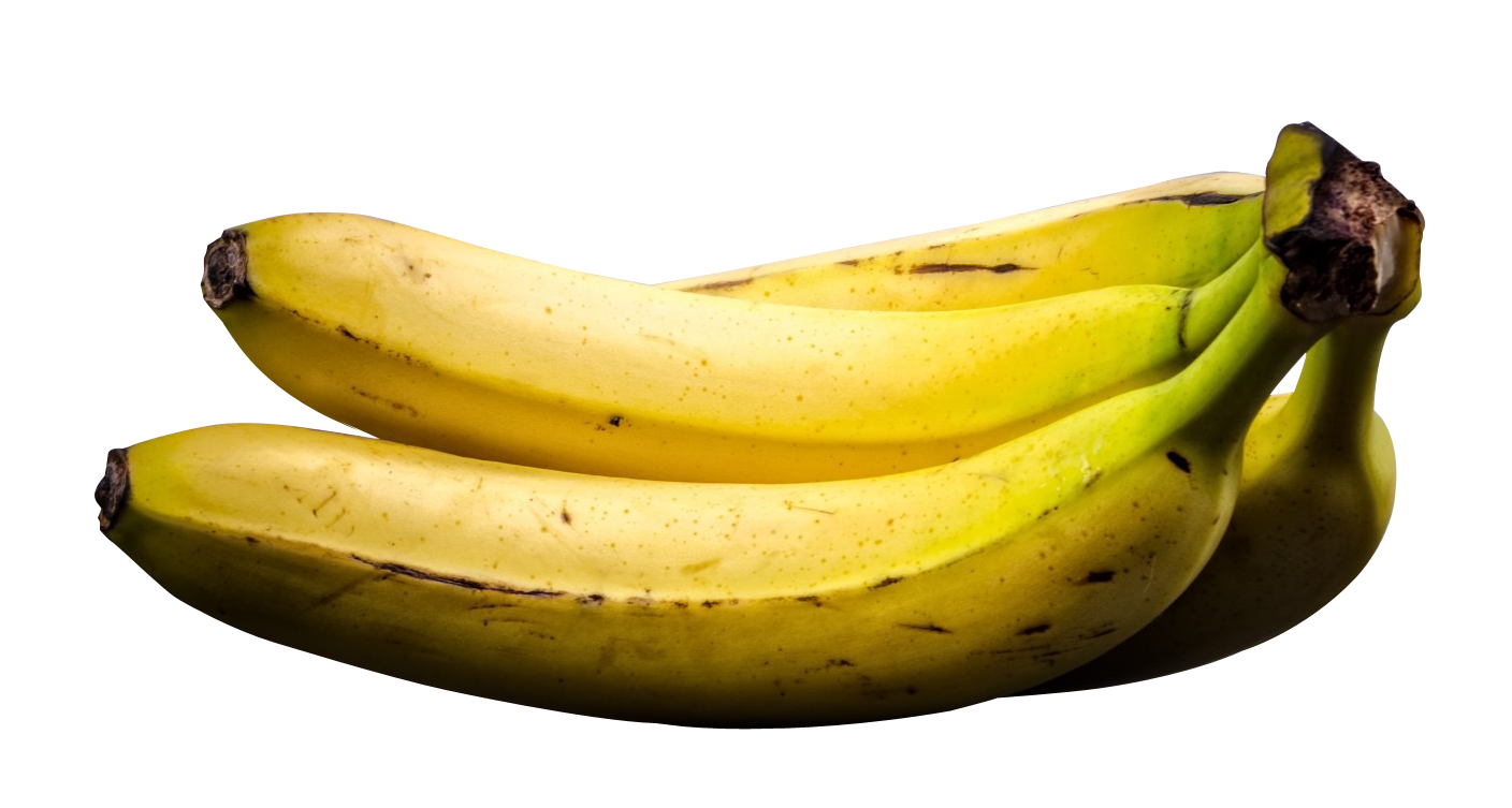 Fresh Yellow Bananas Isolated