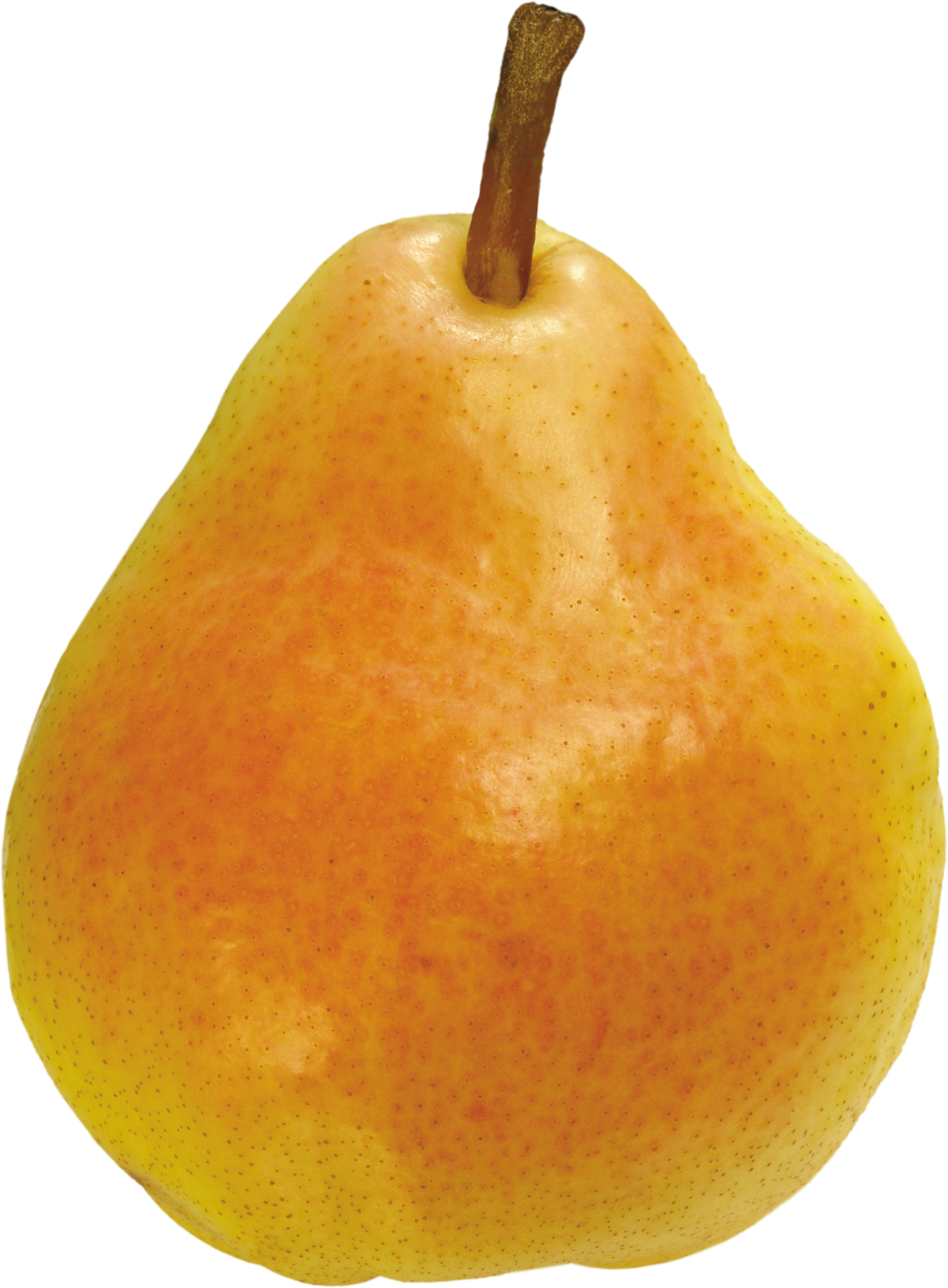 Fresh Yellow Pear Fruit Isolated