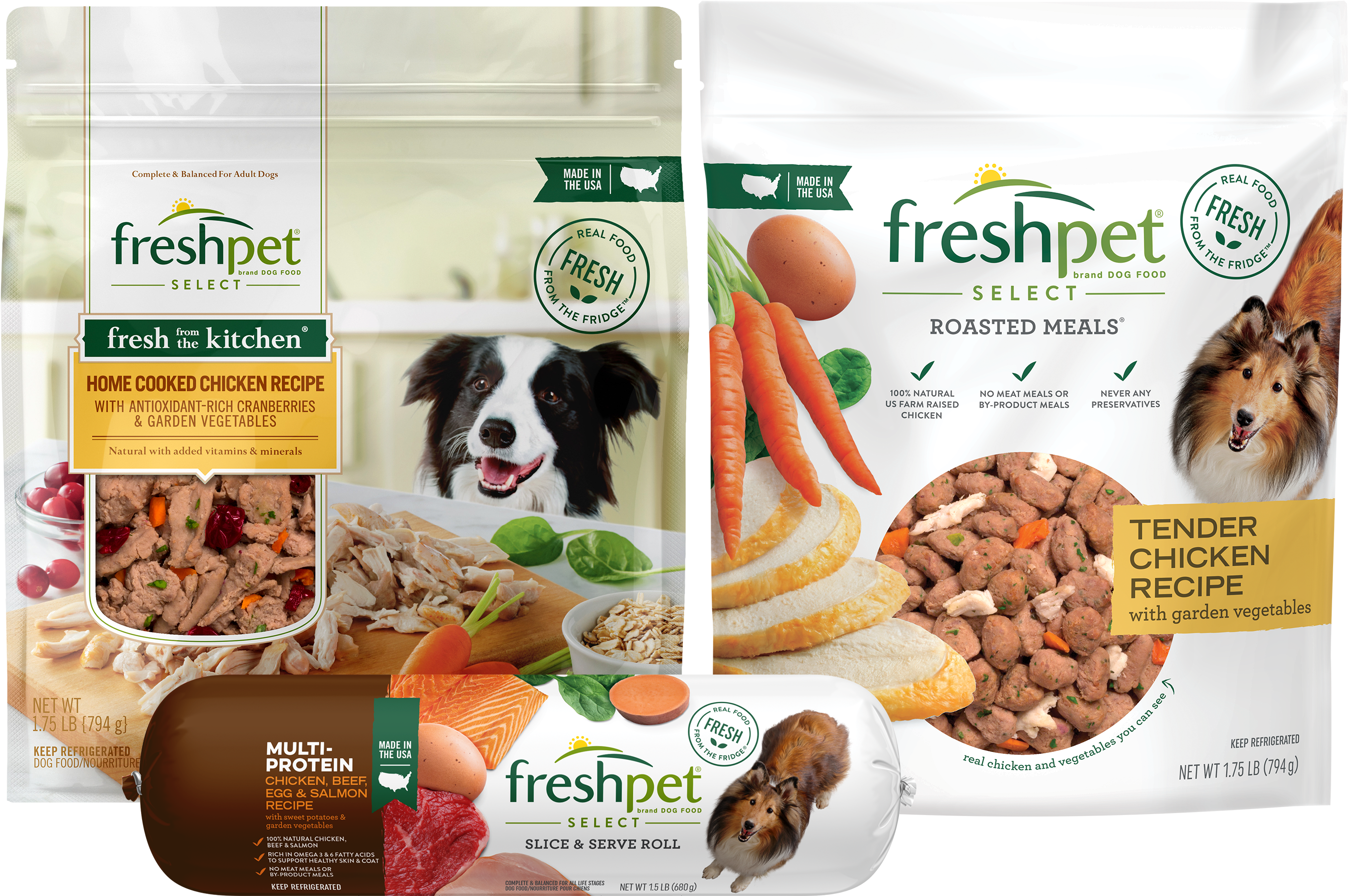 Freshpet Dog Food Selections