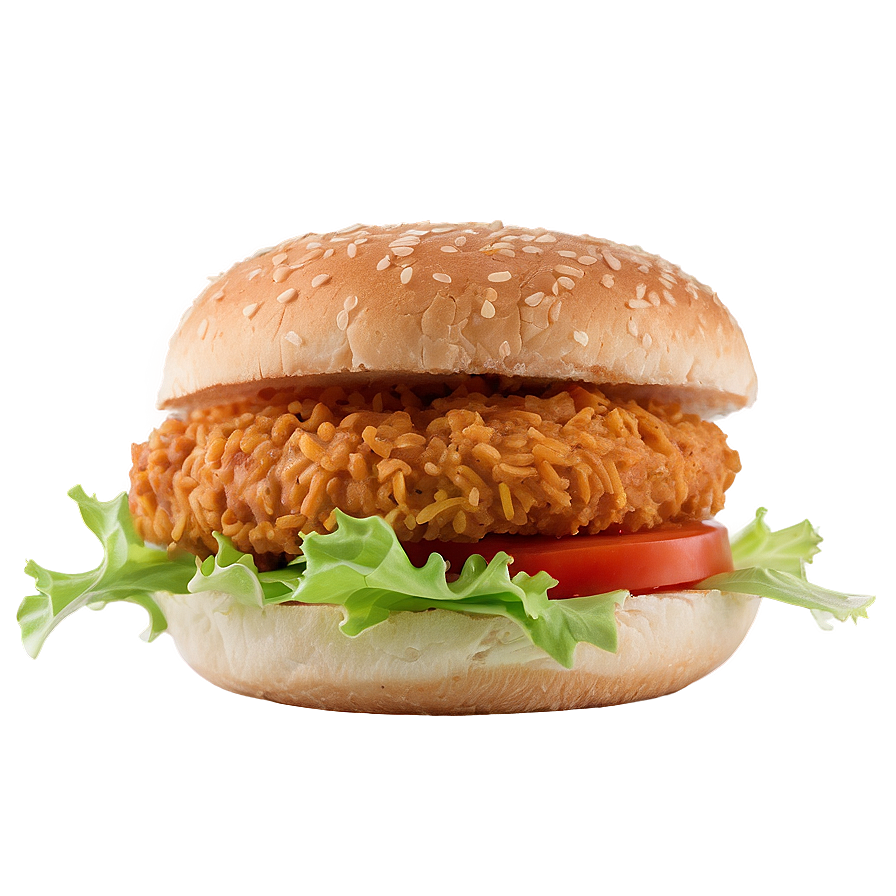 Fried Chicken Burger Png 05242024