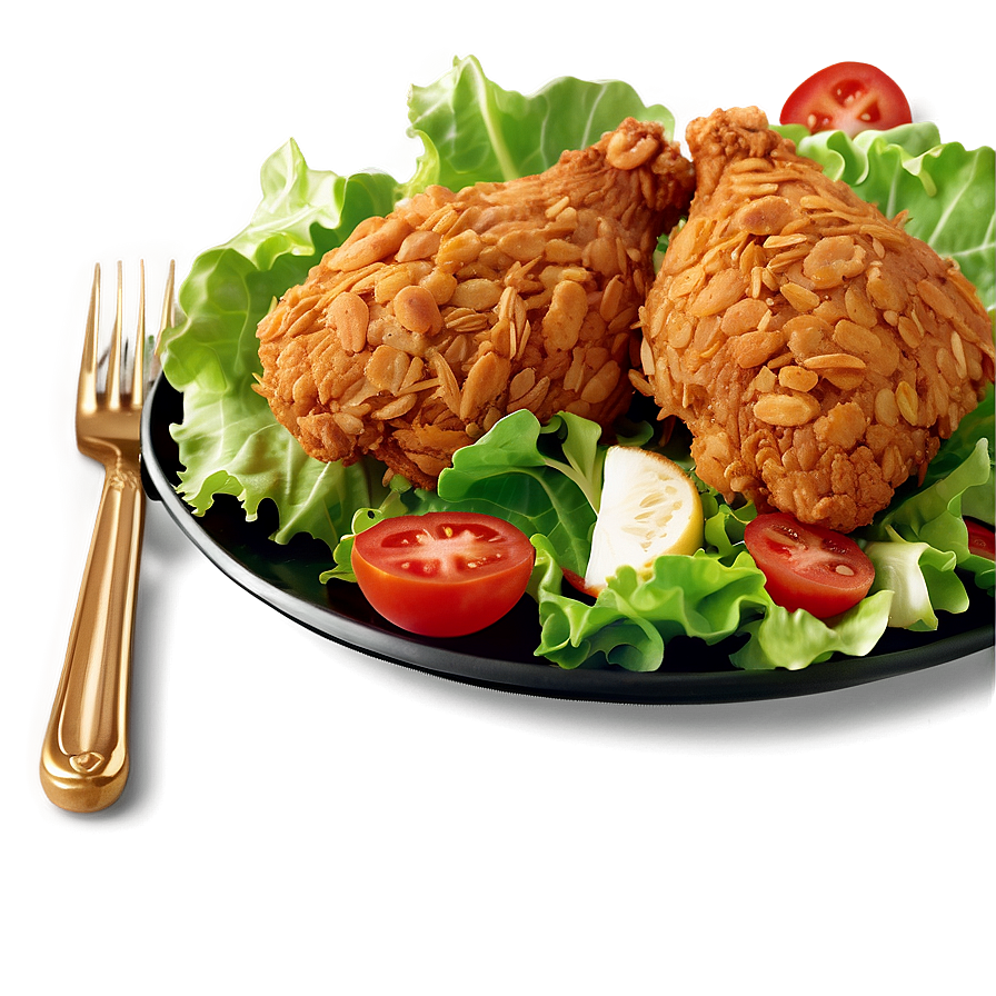 Fried Chicken Salad Png Qpy