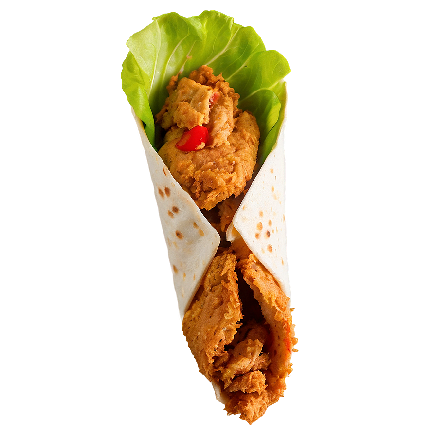 Fried Chicken Wrap Png Vxb