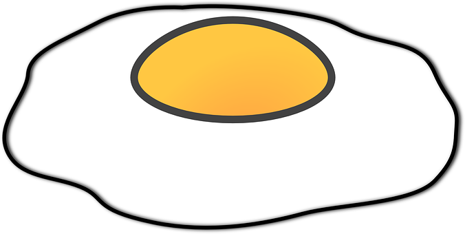 Fried Egg Vector Illustration