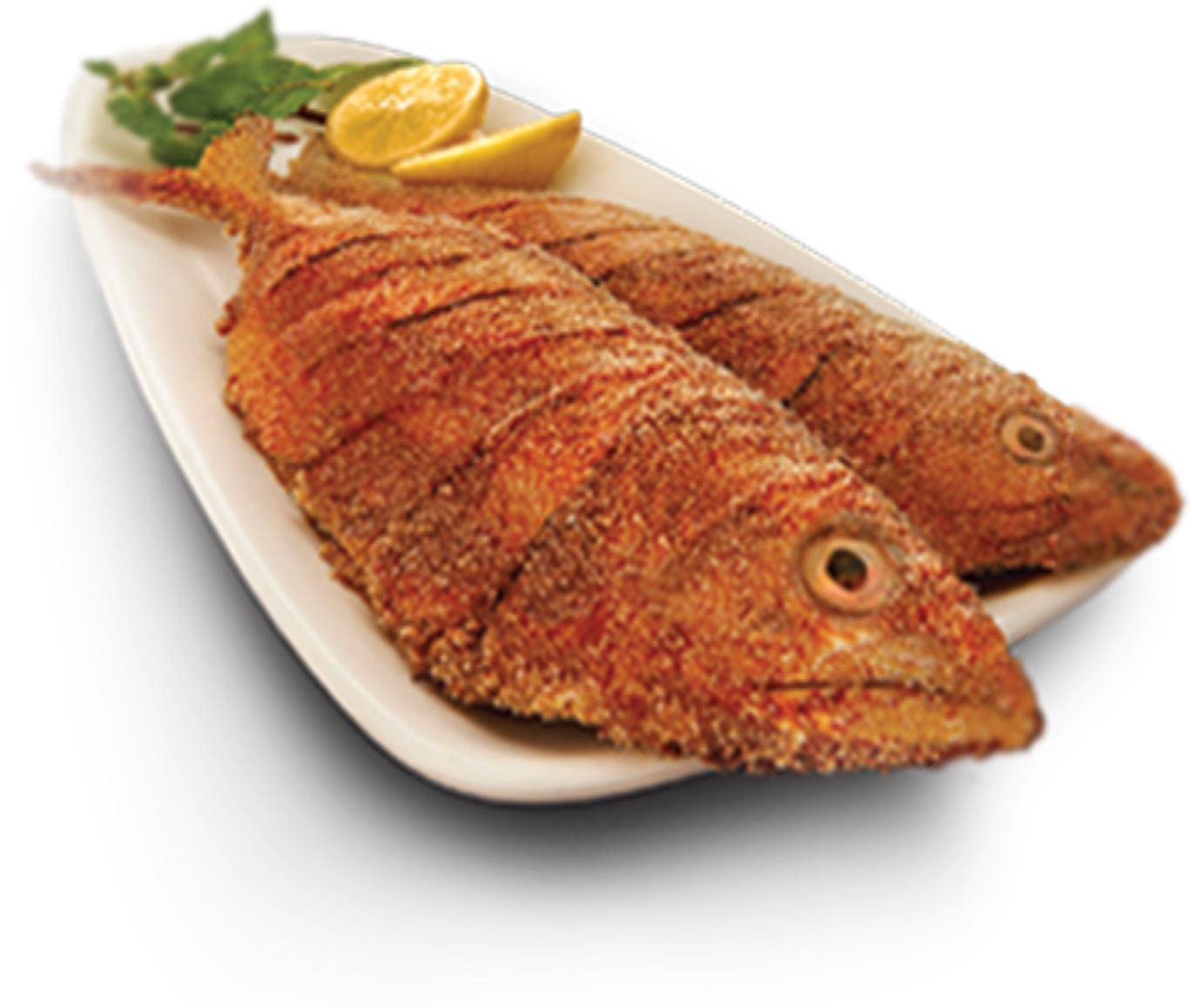 Fried Fish Platterwith Lemon