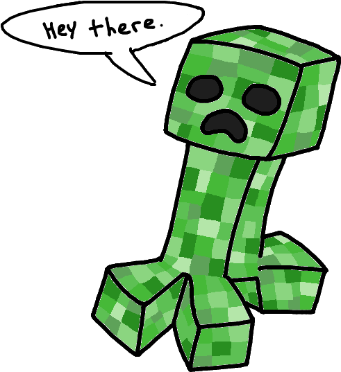 Friendly Creeper Greeting