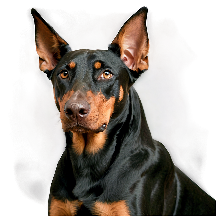 Friendly Doberman Png 47