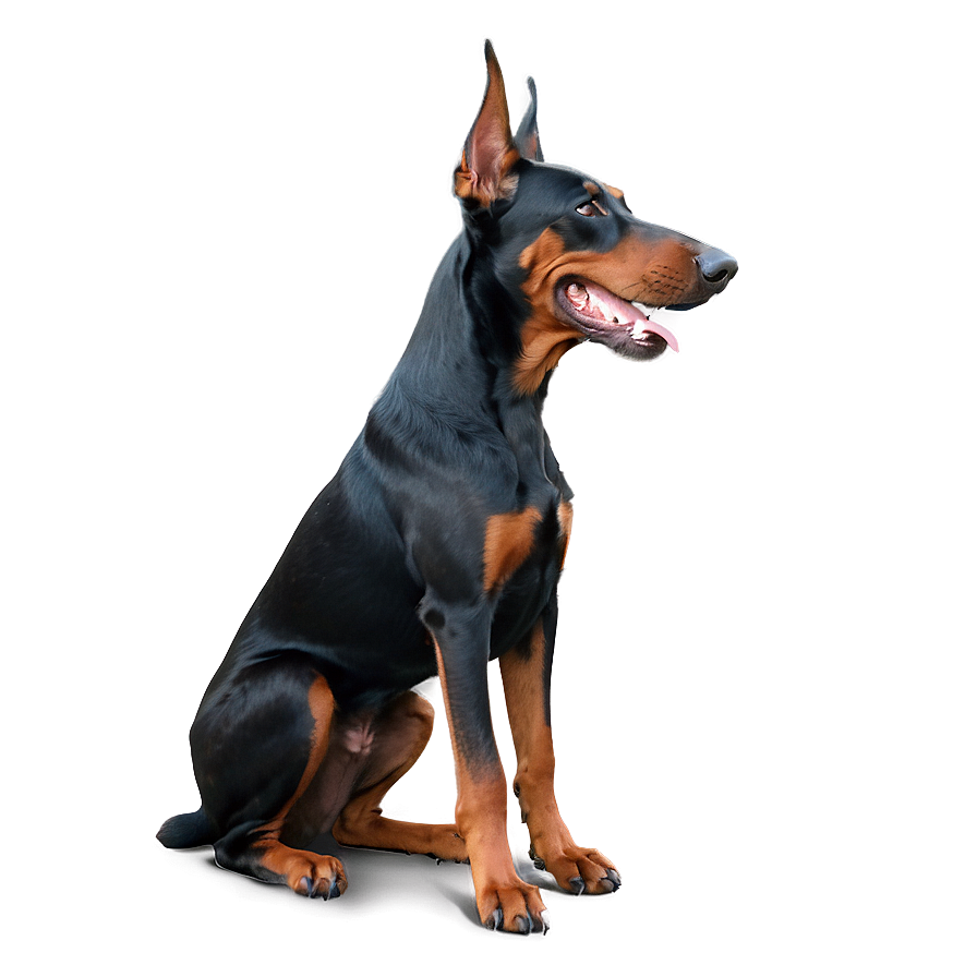 Friendly Doberman Png 52