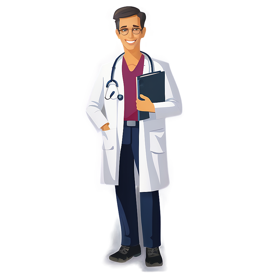 Friendly Doctor Cartoon Png Etm