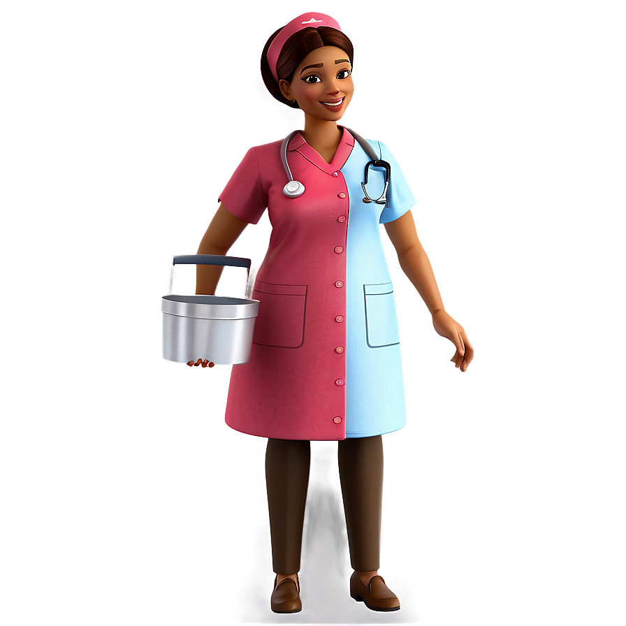 Friendly Nurse Character Png Wan51