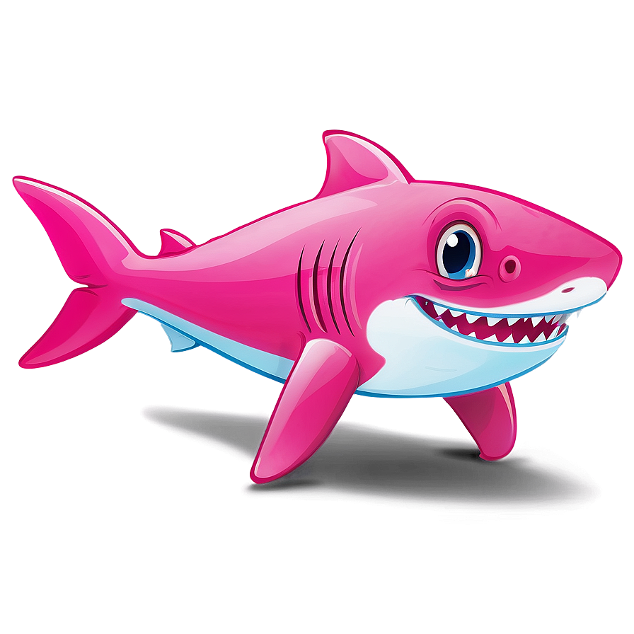 Friendly Pink Baby Shark Png 89