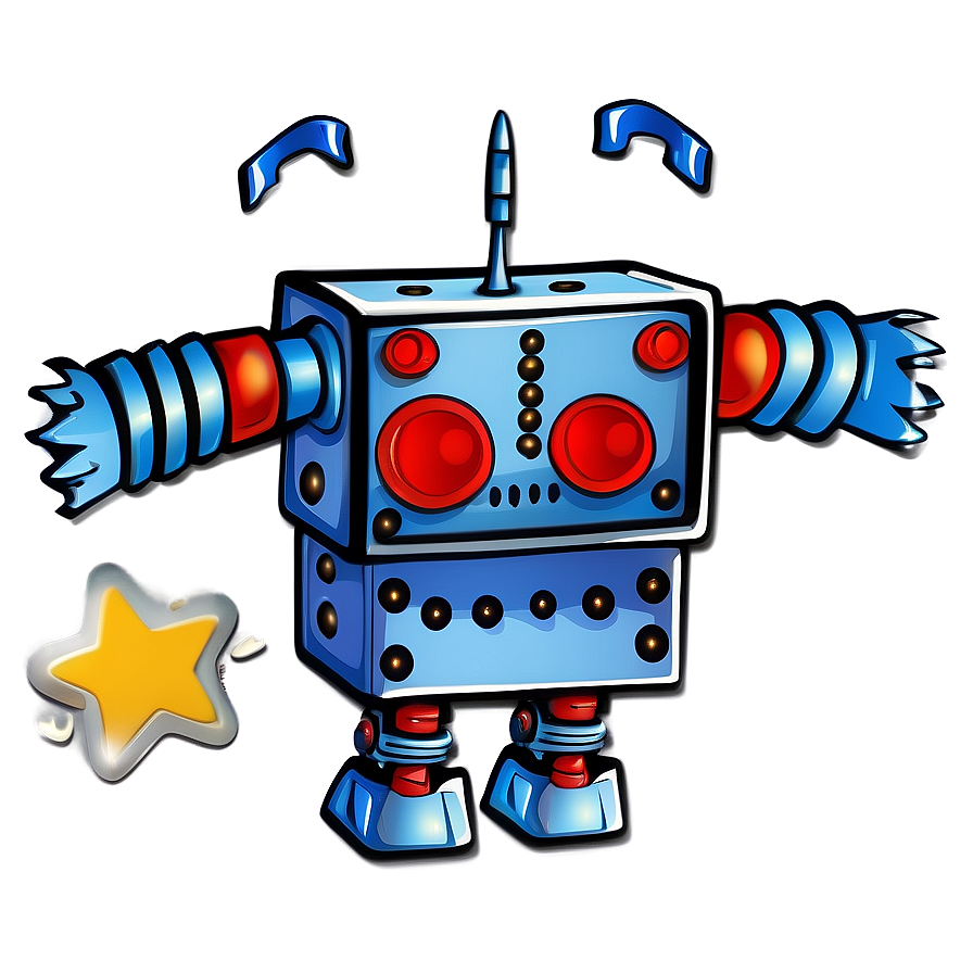 Friendly Robot Clipart Png Blt51