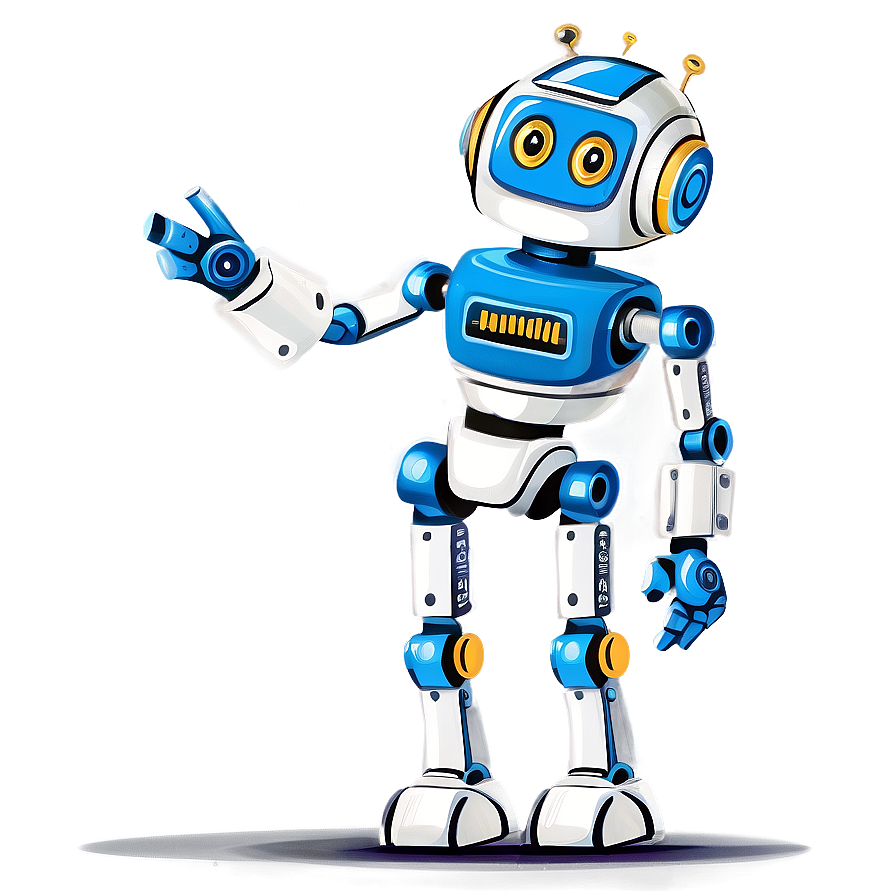 Friendly Robot Clipart Png Cfn20