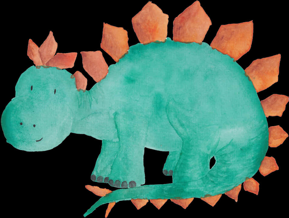 Friendly_ Stegosaurus_ Artwork