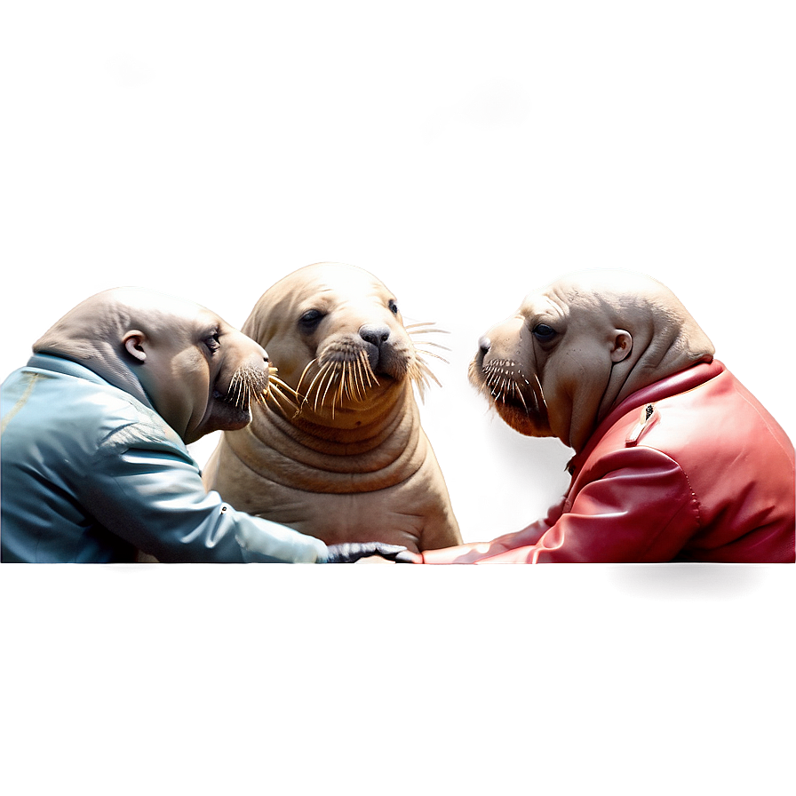 Friendly Walrus Greeting Png 06242024