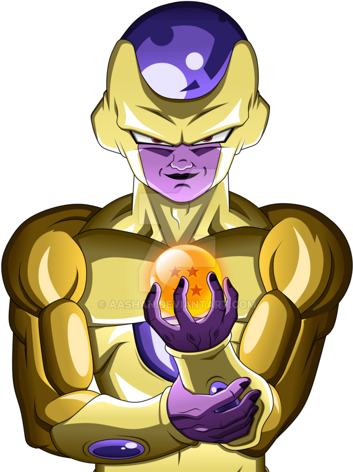 Frieza Holding Dragon Ball