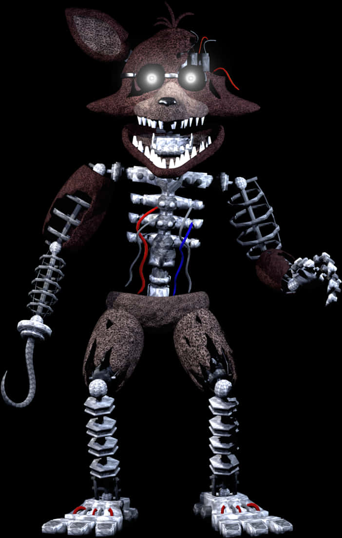 Frightening_ Animatronic_ Foxy_ Character