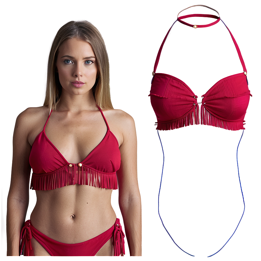 Fringe Bikini Top Png Wsg33