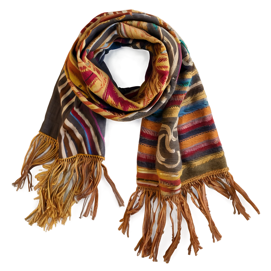 Fringed Scarf Png Vti7