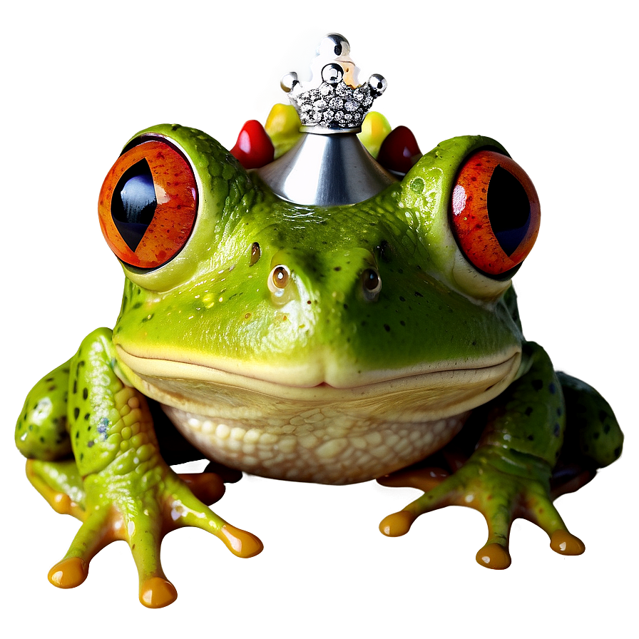 Frog With Crown Cartoon Png Ews29