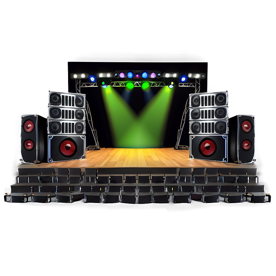 Front View Concert Stage Png Ncj