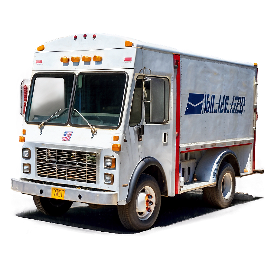 Front View Of Mail Truck Png 89