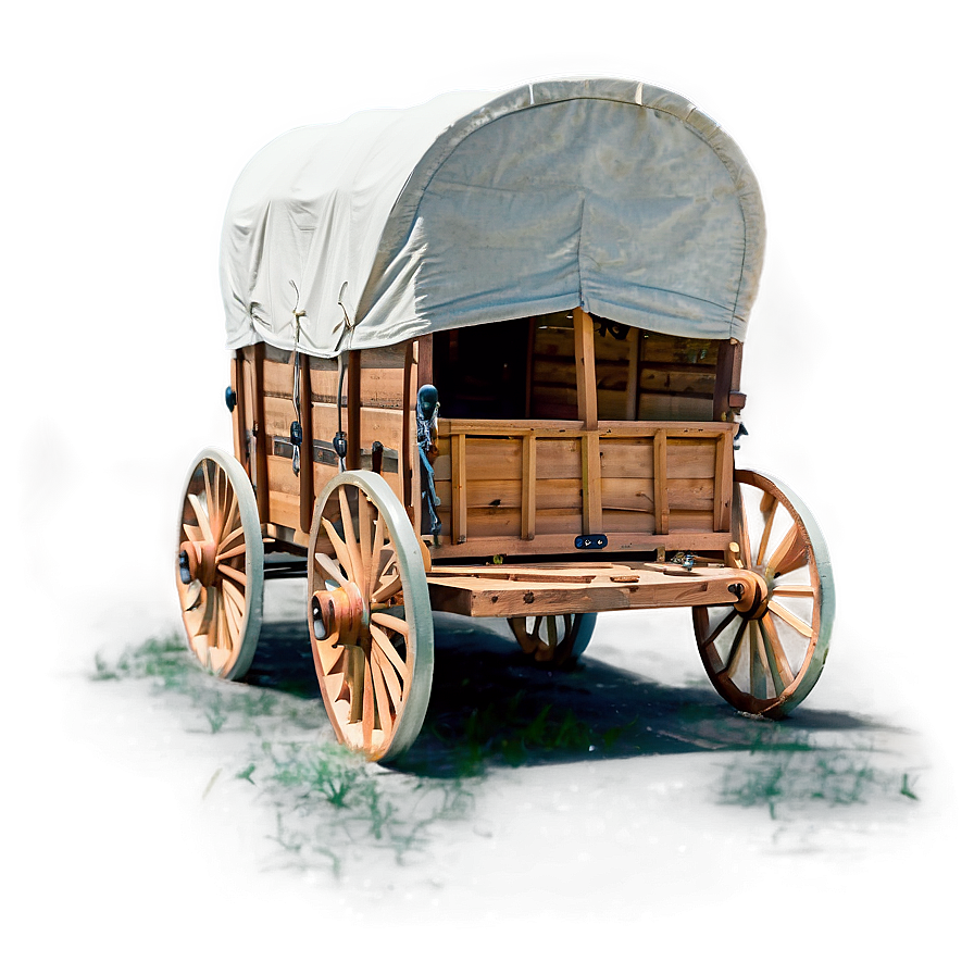 Frontier Life Covered Wagon Png 06292024