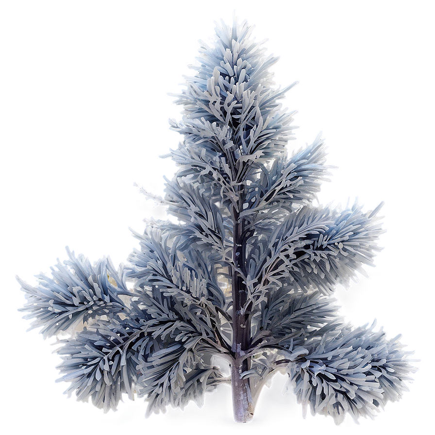 Frost Covered Bush Png 9