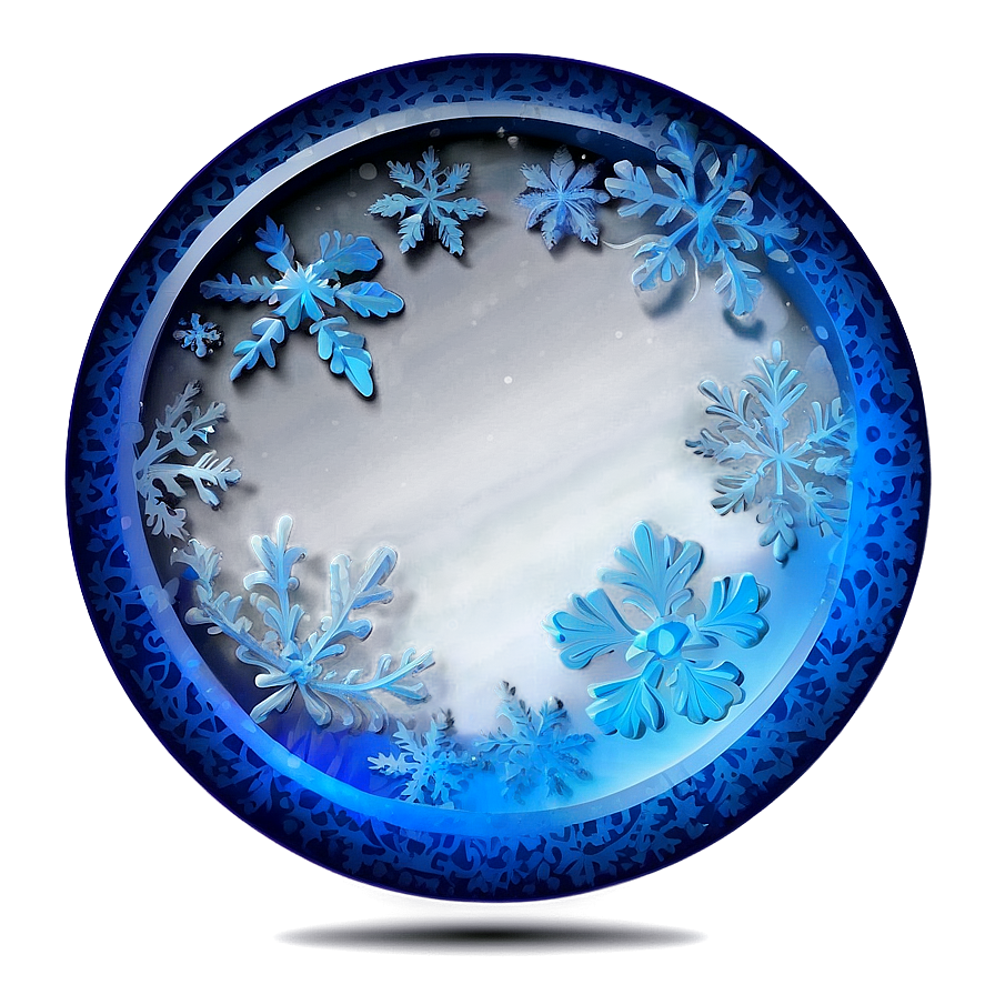 Frosted Blue Circle Png 73