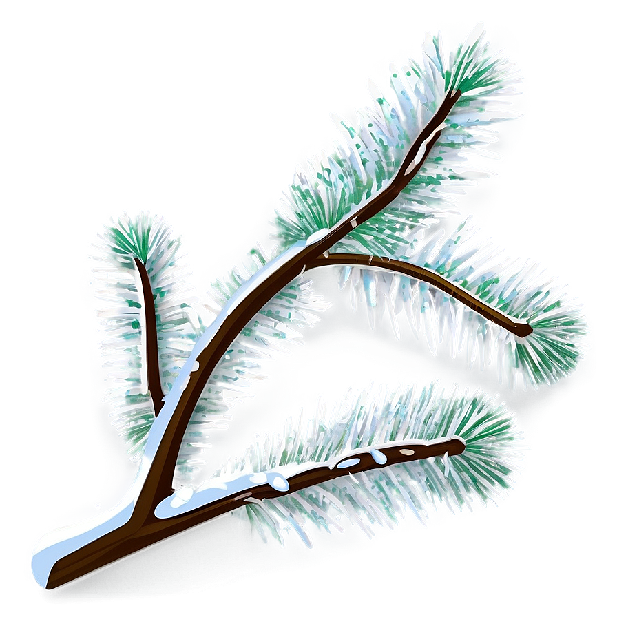 Frosted Tree Branch Png 81