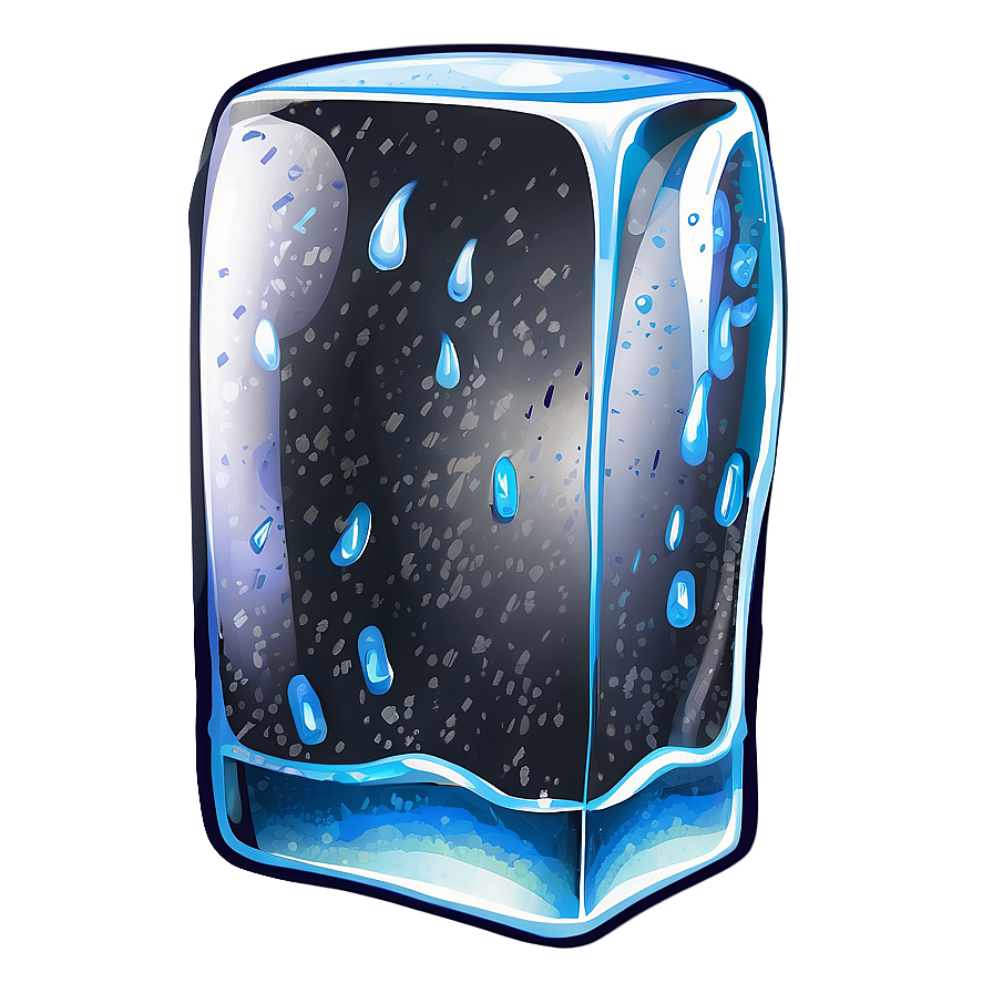 Frosty Ice Block Png Tjd