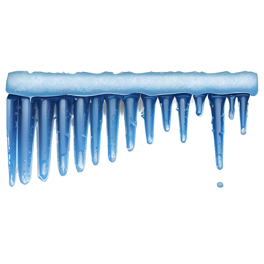 Frosty Icicle Border Png Lnd37