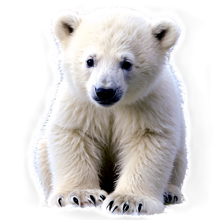 Frosty Polar Bear Cub Png Tns