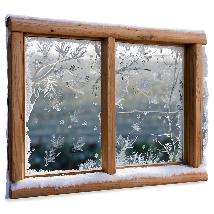 Frosty Window Pane Png 06112024