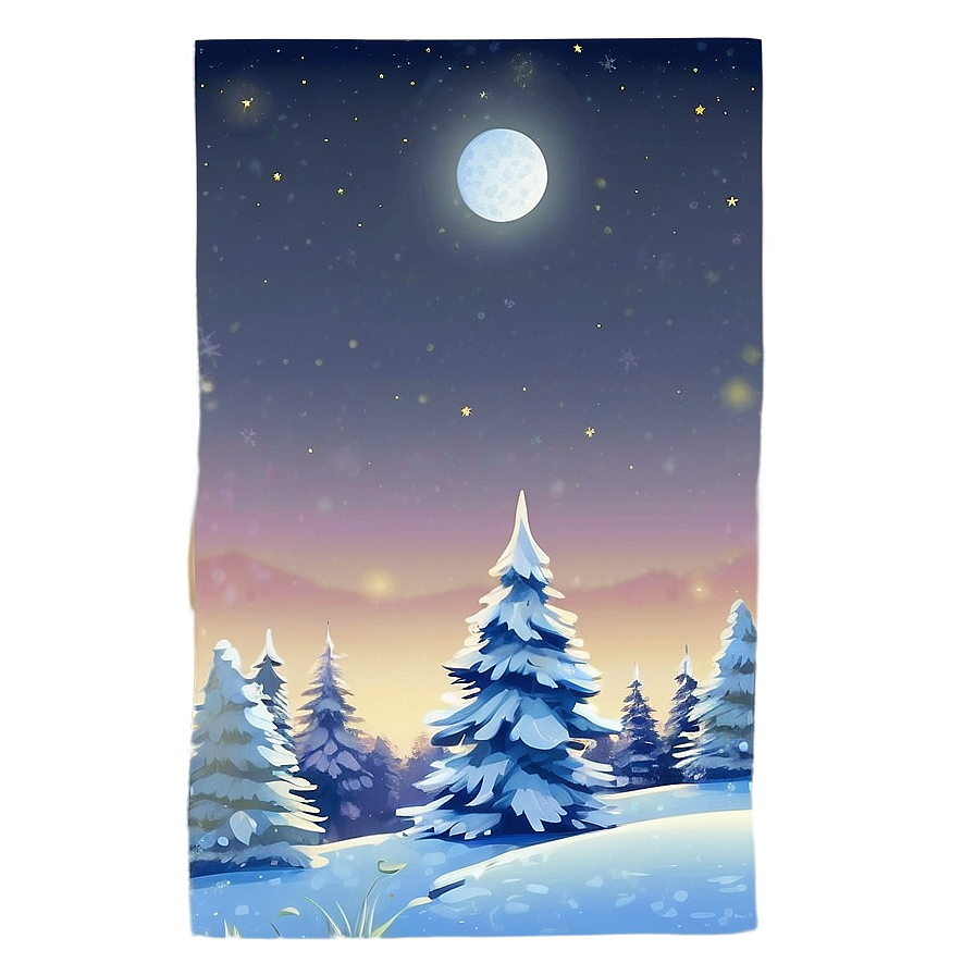 Frosty Winter Solstice Png 58