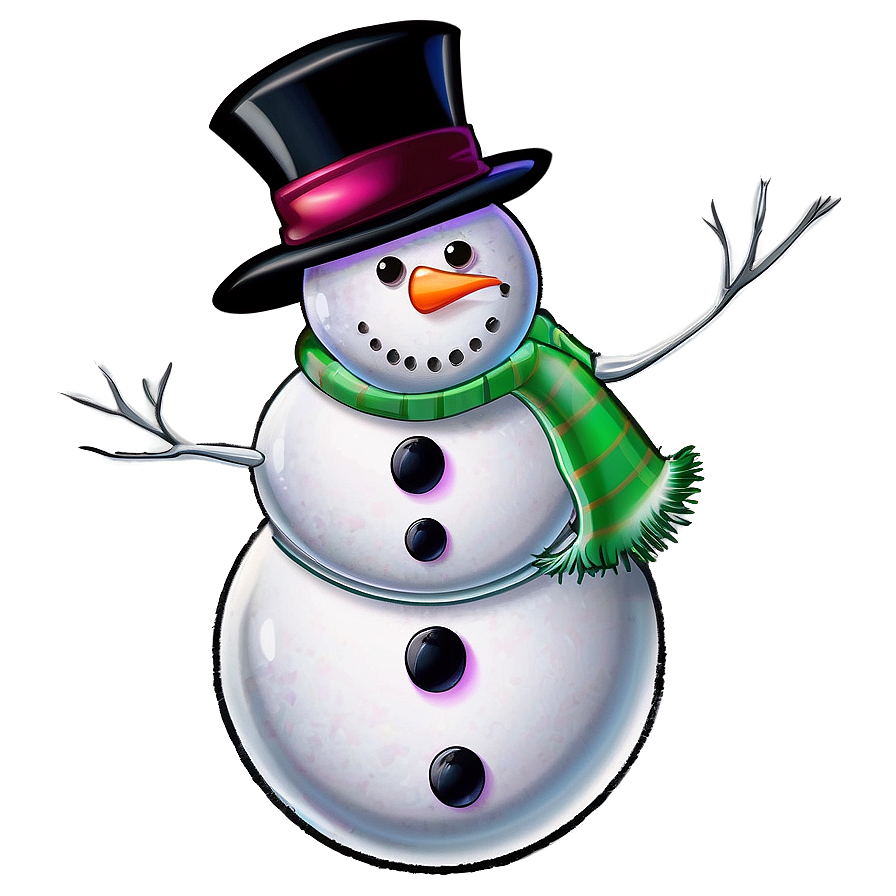 Frosty Xmas Snowman Png Qdm