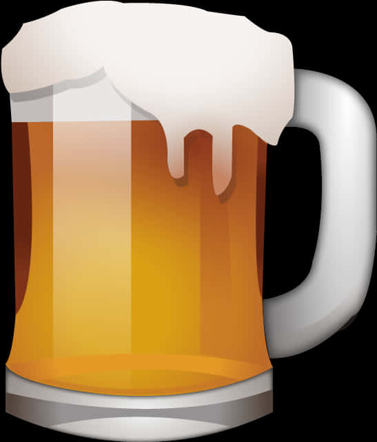 Frothy Beer Mug Graphic