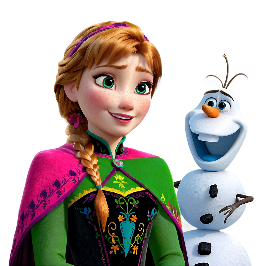 Frozen Anna Character Png 06282024