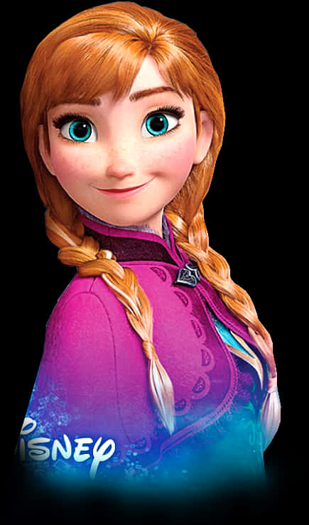 Frozen Anna Character Portrait